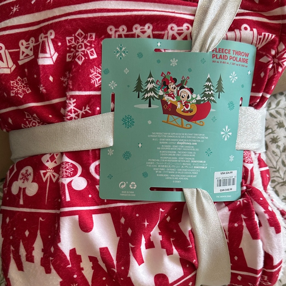 Disney fleece blanket